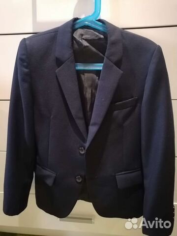 Пиджак школьный для мальчика 128