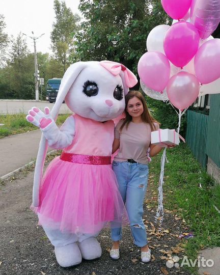 Аниматоры в костюме Зайки и Панды