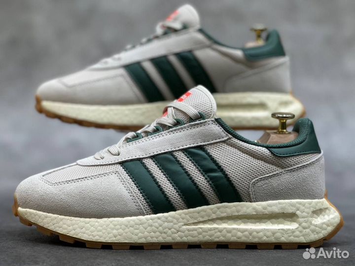 Adidas retropy E5 светло-серые зел разм. 42