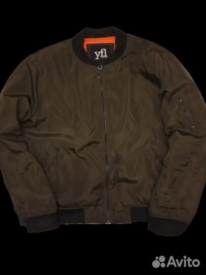 Дутый винтажный бомбер alpha industries type