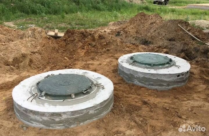 Септик из бетонных колец под ключ без переплат