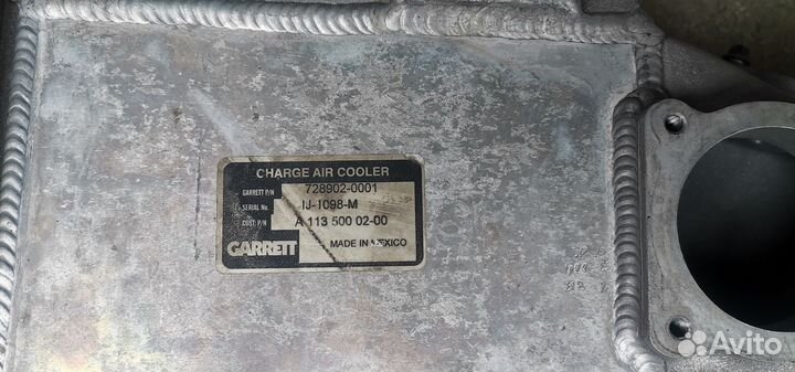 Интеркулер Mercedes M113K