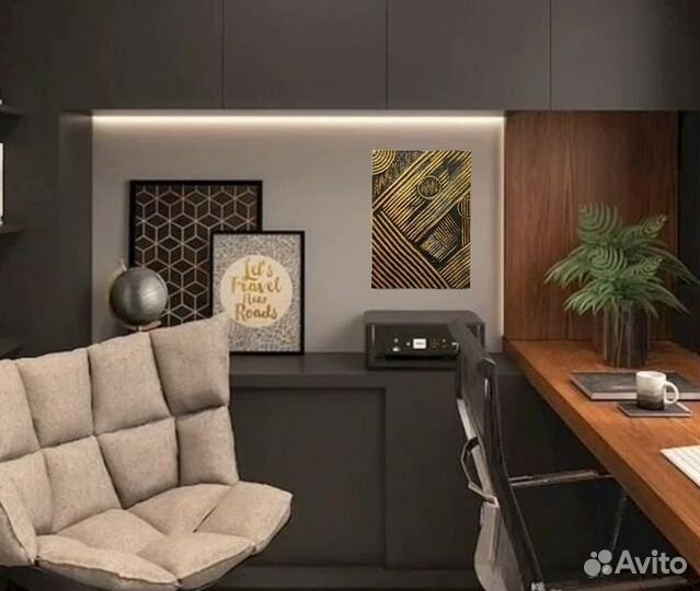 Интерьерная картина, абстракция, акрил, 30*40