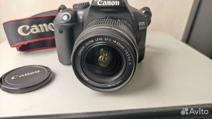Canon 550D kit 18-55mm IS (пробег 10 тыс)