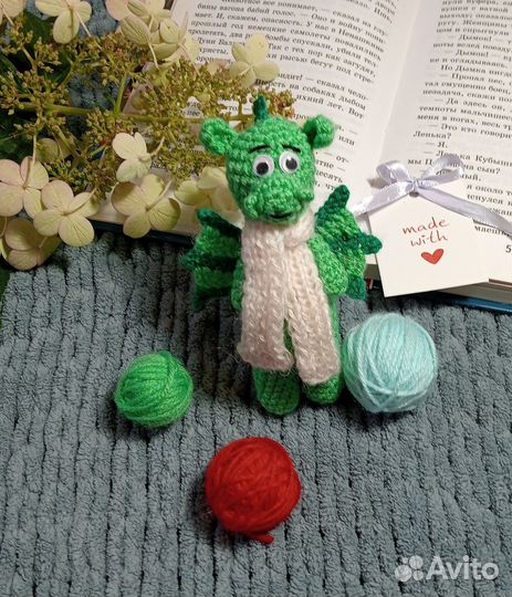 Вязаные игрушки дракон