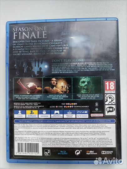 Игра Devil in me ps4