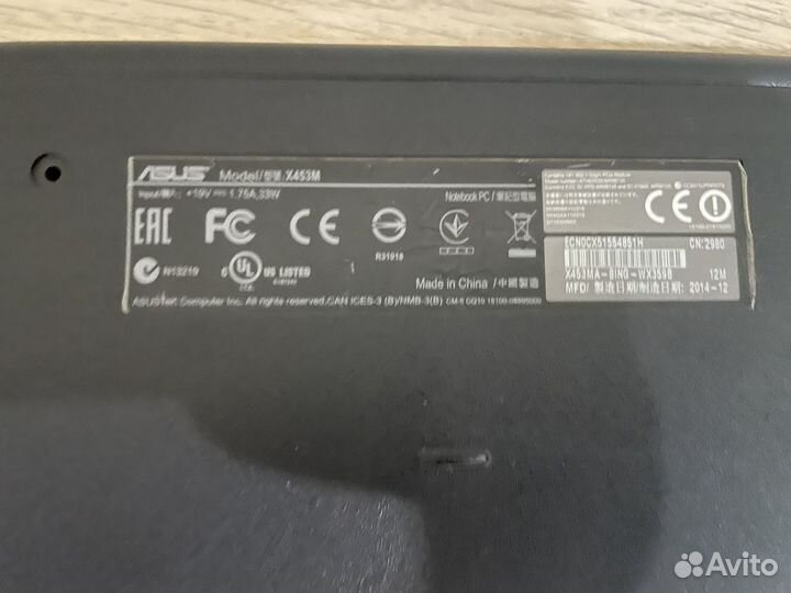 Корпус Asus X453M