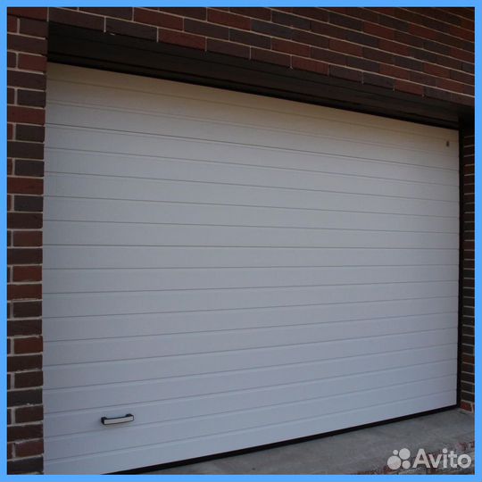 Автоматические секционные гаражные ворота