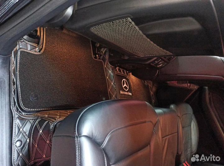 3D коврики из экокожи MB GLS X166 2019