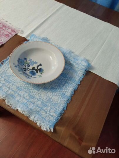 Салфетки лен времён СССР 12штук