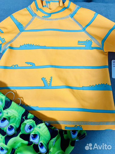 9-12 мес. Купальник закрытый Англия