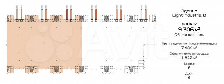 Помещение под производство в продажу, 9306 м²