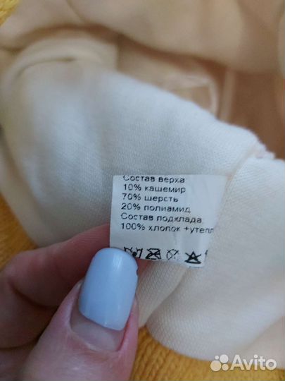 Шапка зимняя шерсть для девочки