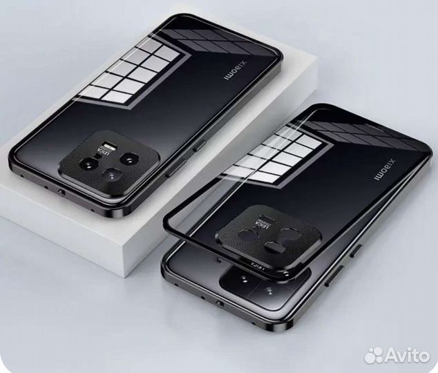 Чехол xiaomi 13 стекло метал