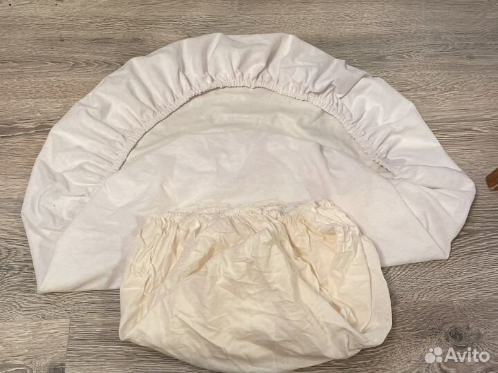 Простынь на резинке круглая