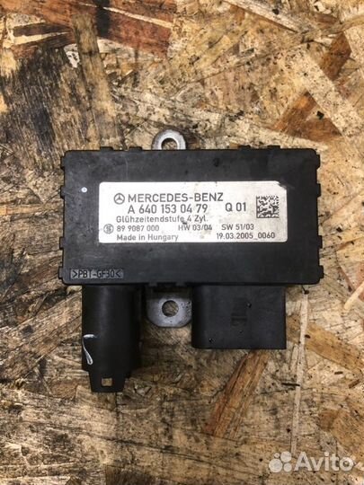 Реле свечей накала Mercedes A-Class W-169