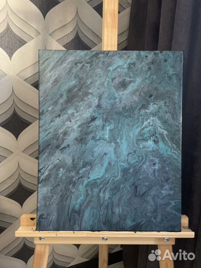 Картины флюид арт