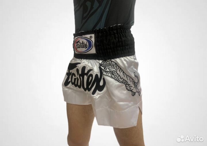 Шорты для муай тай Fairtex White