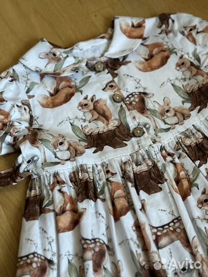 Платье хлопковое