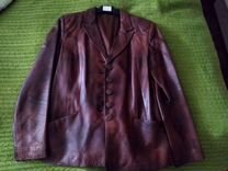 Кожаный пиджак, женский, 44-46