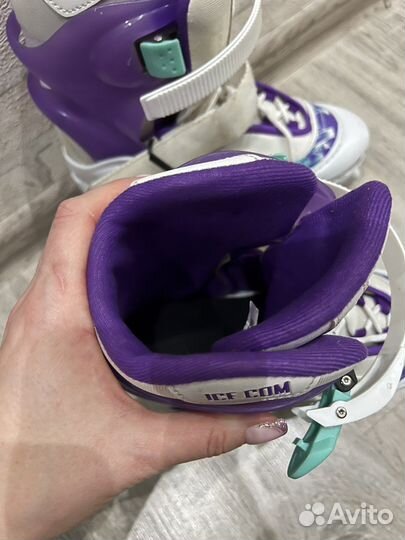 Коньки на девочку раздвижные