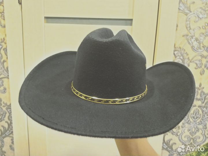 Шляпа мужская ковбойская