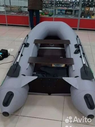 Лодка пвх Gladiator B330 светло/темно-серый