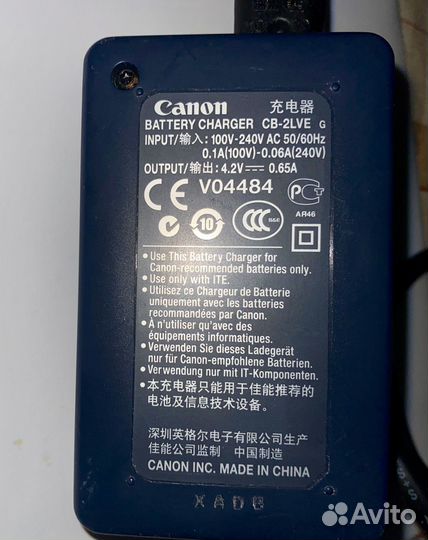 Зарядное устройство для фотоаппарата canon