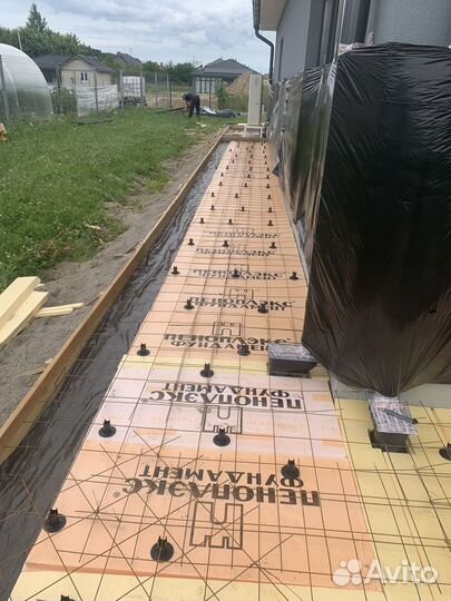 Отмостка под ключ