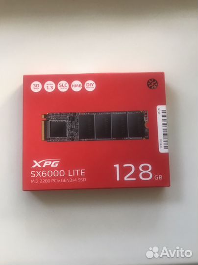 128 гб SSD M.2 накопитель adata XPG SX6000 Lite