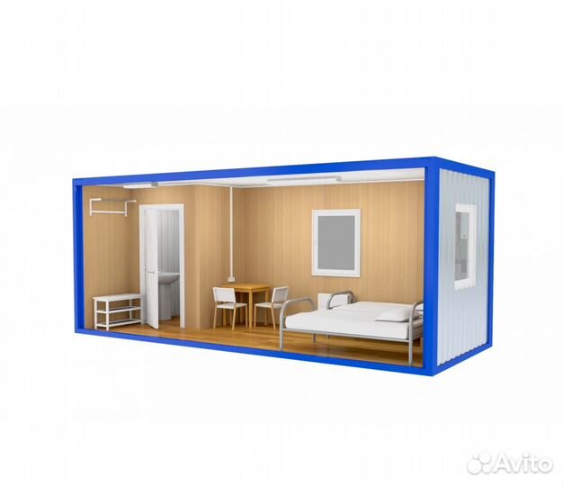 Дачный домик (бытовка утепленная)