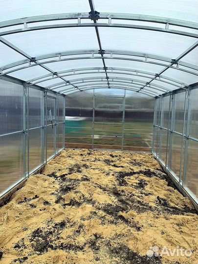 Теплица прямостенная люкс 3х4 м