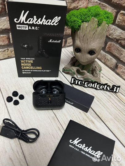 Беспроводные наушники Marshall Motif A.N.C Новые
