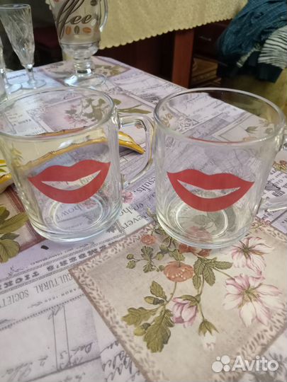 Фужеры, рюмки, чашки