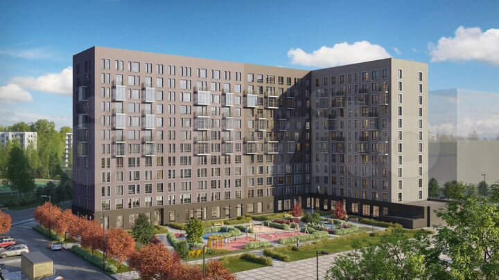 2-к. квартира, 35,1 м², 10/12 эт.