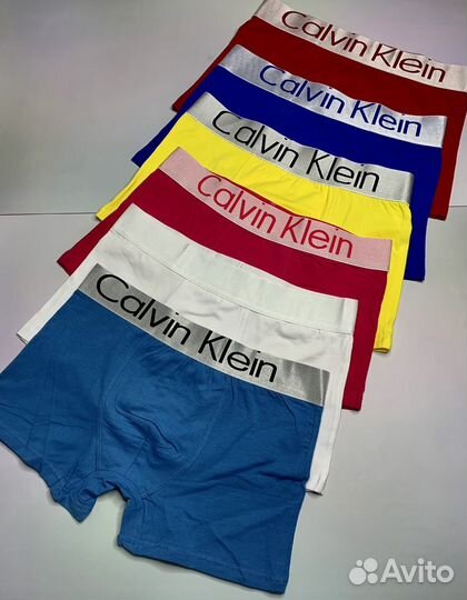 Трусы мужские боксеры 5+1 calvin klein