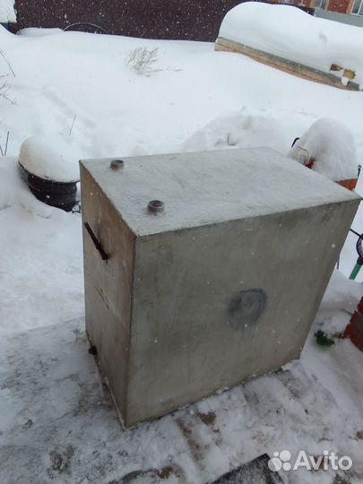 Бак из алюминия 500*800*800