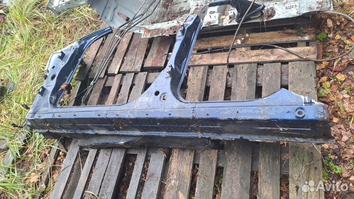 Порог левый (железо) Опель Астра G