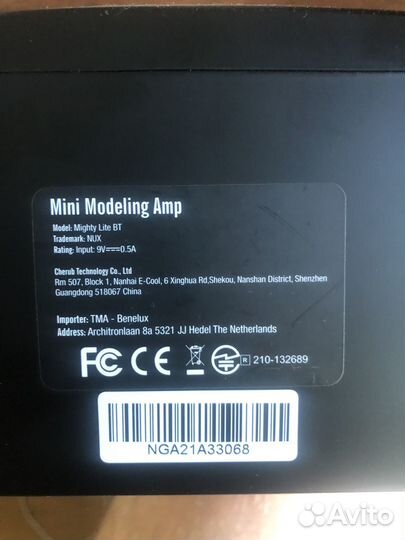 Комбоусилитель Nux Mighty Lite BT