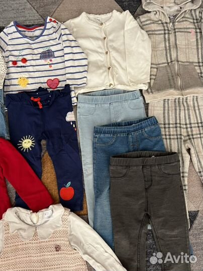 Вещи пакетом на девочку 86 92