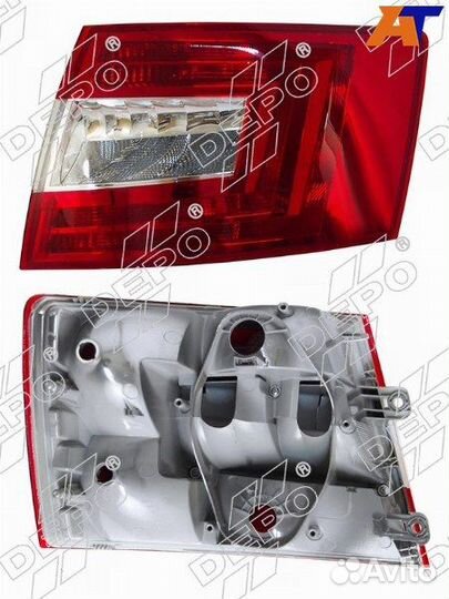 Фонарь задний skoda octavia 13-16 RH 665-1928R-UE