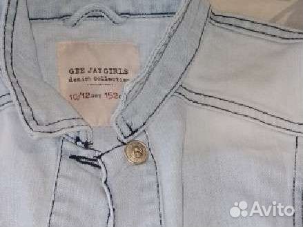 Джинсовая куртка для девочки 146- 152