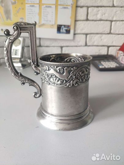Подстаканник серебро 84 проба