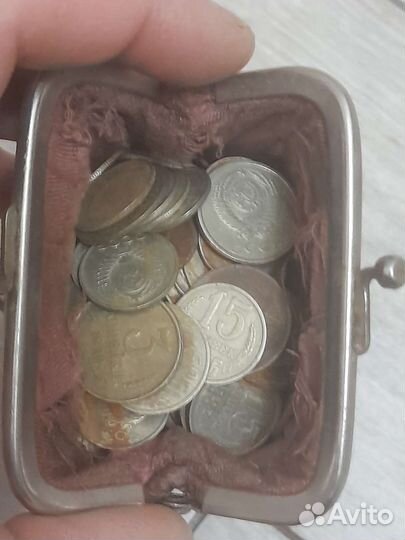 Монеты ссср.Кошелек
