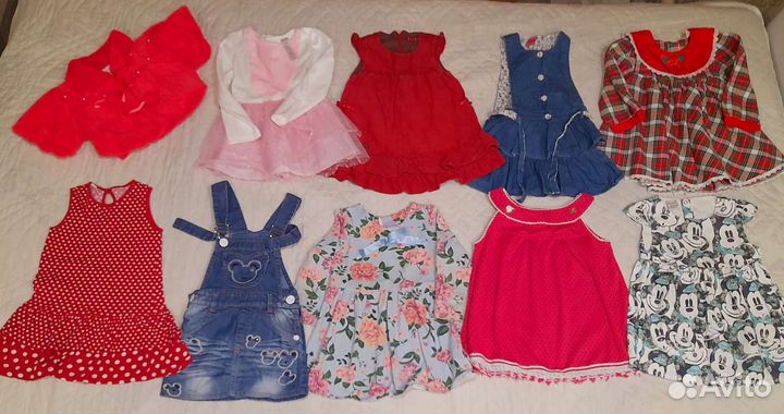 Вещи пакетом на девочку р. 92-98