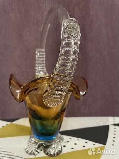 Ваза конфетница винтажная