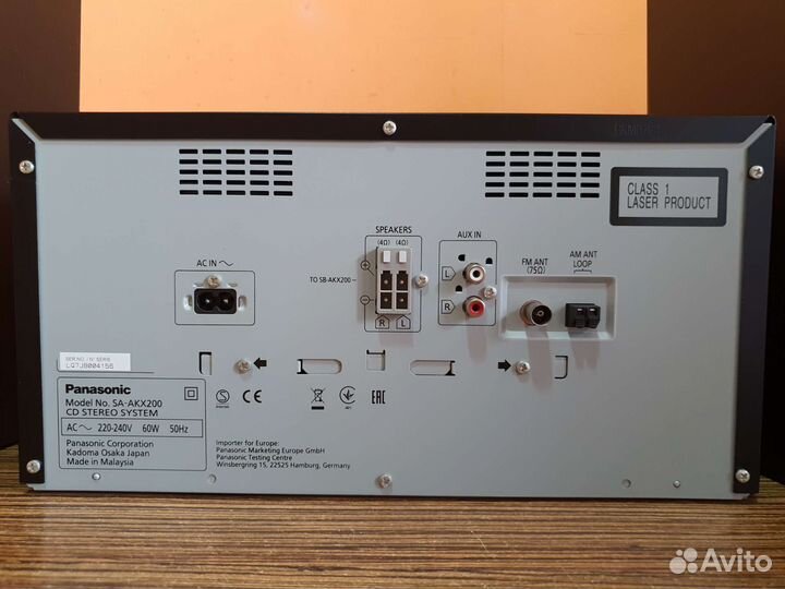 Музыкальный центр Panasonic