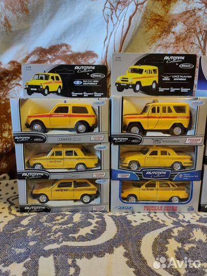Коллекционные машинки Autotime,русская серия