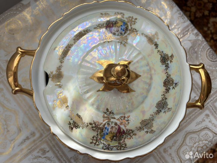 Супница фарфор мадонна Чехословакия