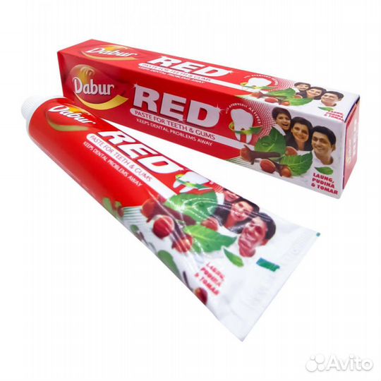 Зубная паста Ред (Red toothpaste) Dabur Дабур, про